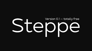 Пример шрифта Steppe Medium
